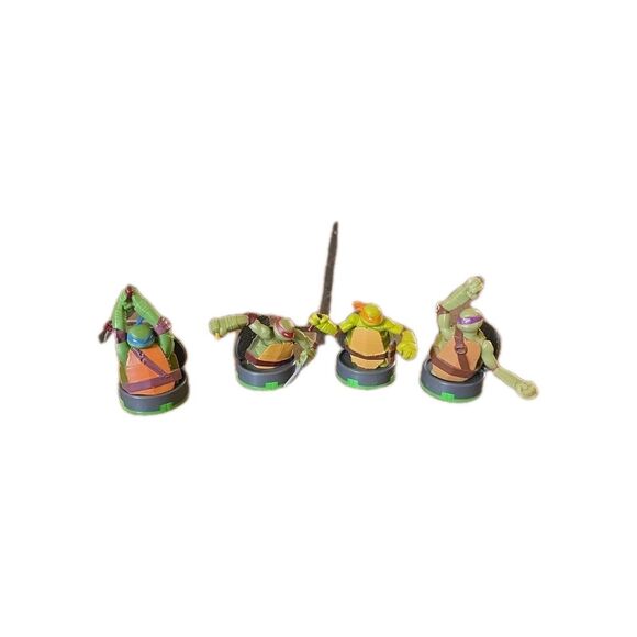 2014 Jakks Pacific Teenage Mutant Ninja Turtles HTV Game 5 Figures - Picture 1 of 3